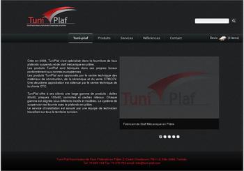 site vitre de vente de faux plafonds et application de gestion de production assisté par ordinateur en ligne