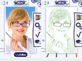 Bic Face est une application iPhone permettant de transformer son visage en effet crayonn BIC