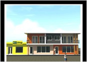 Dans ce projet, le client nous a demandé de lui proposer des façades pour le futur bâtiment de la banque BNI Madagascar. Par la suite, après acccord, on est passé par les phases d'Avant Projet Sommaire et Avant Projet Détaillé du projet. En tant que D-style Architecture, j'ai donc réaliser tous les plans complets: RDC, étage, coupes, façades, toiture, fondation.
Le projet approuvé, nous avons réalisé les rendus 3D avec satisfaction du client.