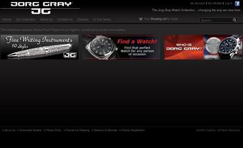 cration d un site e-commerce sous Magento pour le client vendant les produits Jorg Gray
