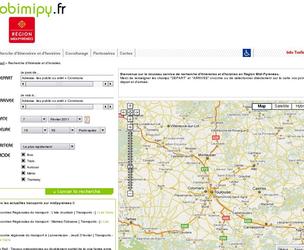 Site web de transport ,information voyageur pour la rgion midi-pyrnes