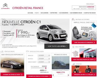 Mise en place de la plateforme e-commerce des 100 succursales Citroen en France.

Ce dispositif intègre en particulier toute une boutique de vente d'accessoires en ligne.
