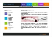Site institionnel de la société Sipromed leader Marocain comme  Fournisseur d'unités de soins dentaires