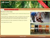 Site vitrine de Bois Unique socit commerciale spcialise dans le mobilier de jardin artisanal