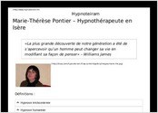 Marie-Thrse Pontier  Hypnoteiram, Hypnose en Isre

Cration du site vitrine & administration de site.
CMS Wordpress
SEO