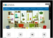 Site internet vitrine de la marque Lundia France