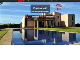 Prestige Immobilier : Creation site Internet programmé sous HTML5, CSS3, jQuery