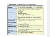 Nos technologies et expérience