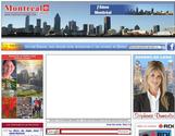 Création d'un site avec flux RSS et display d'une webcam en plein coeur de Montréal.