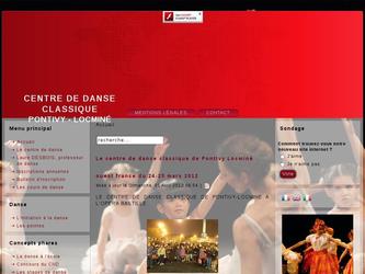Il s'agit d'un site internet - blog réalisé avec joomla 1.5.25 pour une école de danse classique