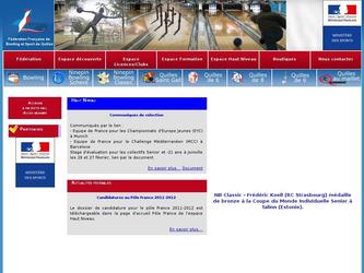 Site portail de la fédération française de bowling et sport de quilles
