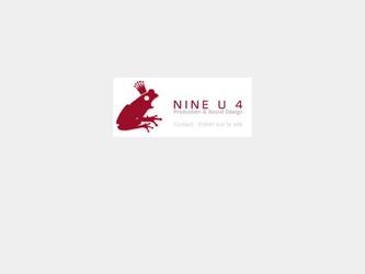 Page de présentation de l'agence de sound design Nine U 4.

front + back office administrateur