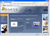 Réalisation du site internet vitrine de la société de conseil Hegeos
Développement d'un module propriétaire de gestion de liste de projets et postulation en ligne.