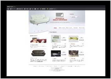Boutique en ligne avec back office sur mesure : O'DECO Spécialiste du mobilier contemporain http://www.odeco.free.fr/web/