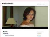 Site de présentation de la société NATURAL DERMO (Maquillage permanent Aix en Provence) sous Wordpress