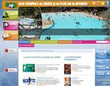 Site avec interface de gestion de contenu en multilingue dédié à la présentation et à l'information d'un parc de loisirs multi-activités. 

