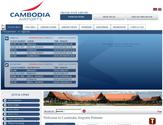site des aéroports internationals de phnom penh avec des informations de vols en temps réel