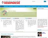 hemiparesie.org est un site destinée à une association. Il est doté d'un forum PHPBB3 reprenant la charte graphique du site principal.