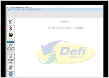 Logiciel interne de gestion de la soci�t� DEFI GESTION