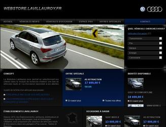 site Catalogue sous Magento pour une concession automobile