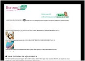 Site : Application WEB

Tchnologies : JAVAEE - JSP & Servlet plus une base de donnes PostgreSql

Prsentation des packs traitements offerts aux patients
Un formulaire de devis en ligne permet ds sa validation l\