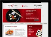 KOMO JAPON est un restaurant inventif dans le respect des traditions Japonais et asiatique. Nous avons réalisé son site de vente en ligne et surtout de gestion de livraison online.
Le design du site est bien adapté aux nouvelles tendances du web ainsi qu\