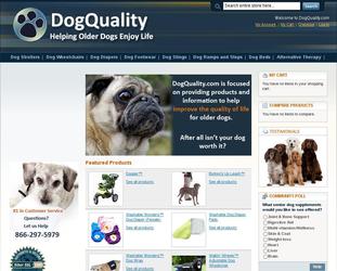 cration d un site e-commerce sous Magento  pour un client vendant des produits spcialiss pour chiens ages.
