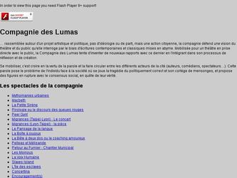 le site internet d une compagnie de th��tre lyonnaise