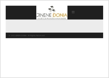 Site Institutionnel de la promotion Immobilière Jinen Donia