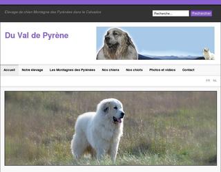 Le Val de Pyrène est un élevage de chien Montagne des Pyrénées. Nous nous sommes occupé de la refonte complète du site, y compris une migration des contenus de Joomla 1.0 vers la version 2.5.
Plusieurs applications Web spécifiques ont été codées pour aider la propriétaire à gérer la vente de ses chiots.