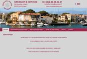 Site Internet pour une agence immobilier de Port-Grimaud (83)