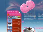 Ralisation de page publicitaire spcifique Saint-Valentin pour Paradrenalin, pointant ensuite vers le site + formulaire d\