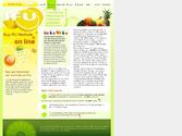 Travail ralis : maquette graphique retenue pour le site www.ifu-fruitjuice.com (International Federation of Fruit Juice Producers (IFU))Travail uniquement sur la maquette du site, couleurs et logo dj prsents.