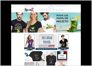 Création d'une boutique en ligne de tee shirts personnalisés avec payement par CB, chat on line.