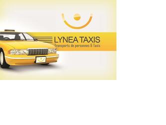 Création d'une carte de visite design pour la société lynea taxis