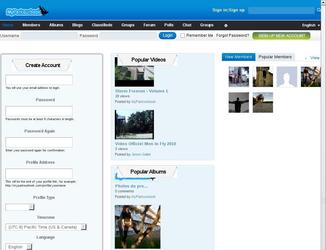 Site communautaire ou r�seau social (Facebook, Twitter) pour les sportifs pratiquant le Parkour