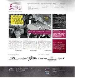 D&eacute;veloppement du site de Vue du Phare - Production audiovisuelles.
Le site est d&eacute;velopp&eacute; en HTML5, CSS3 et jQuery sur le CMS Wordpress.
Il permet entre autre la gestion de vid&eacute;os en ligne.