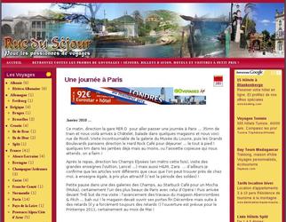 Blog sur les voyages