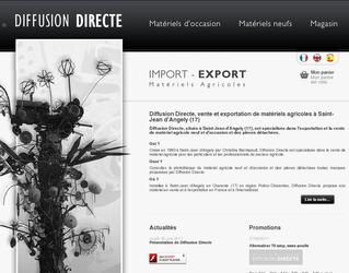 Site informatif, Diffusion Directe, vente et exportation de matériels agricoles à Saint-Jean d'Angely