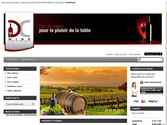 Création d'une boutique en ligne intégrée sous PRESTASHOP avec un visuel personnalisé sur le thème du vin. Création de l'ergonomie avec la possibilité d'afficher/masquer les vins de la semaine selon des dates pré-définies.