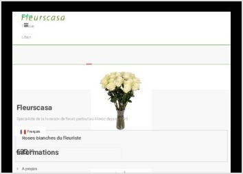 Dveloppement d un site e-commerce spcialis dans la vente de fleurs au Maroc. Ce site contient de nombreux produits de saison et fonctionne sur tous les navigateurs modernes.
Chaque semaine, de nouveaux bouquets sont prsents sur le site, qui permet la livraison dans la plupart des villes du Maroc (Casablanca, Fez, Rabat, etc.).