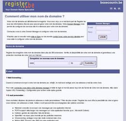 Le site du Club de boxe fran&ccedil;aise de Couvin, JOOMLA g&eacute;r&eacute; par son propri&eacute;taire, est un exemple probant de ce que peut apporter un CMS comme JOOMLA pour un prix minimum.