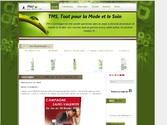 Site vitrine r�alis� pour le compte de la soci�t� TMS Cosm�tique, sp�cialis� dans la vente par correspondance de produits Fr�d�ric M.