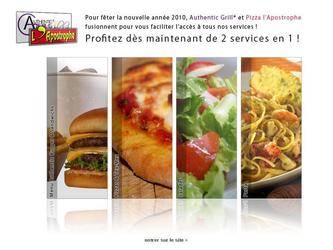 Authentic Grill & Pizza l'Apostrophe - Service de livraison de Pizzas, Burger, TexMex, ...