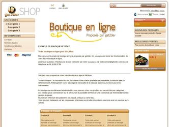 Boutique en ligne enti�rement administrable � 99�/mois :_Interface administrateur simple pour g�rer les produits et commandes_Site optimis� pour le r�f�rencement sur les moteurs de recherche_Charte graphique personnalis�e_Catalogue + ajout au panier_Outils de statistiques puissants_Gestion des stocks en temps r�el_Gestion des comptes clients_Outils de marketing puissants_Gestion des commandes_Gestion des livraisons_Impression des factures et bordereaux_..._H�bergement et nom de domaine compris Pour plus d informations :http://www.get2dev.com/packBoutiqueEnLigne.php 
