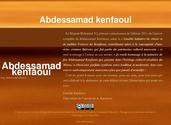 C'est un site de présentation sur un dramaturge marocain kenfaoui Abdessamad