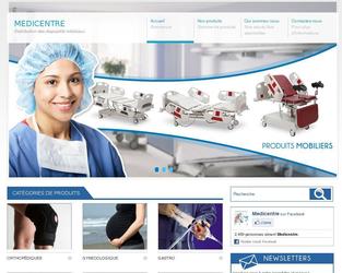 Création d'un site internet, séance photo , Bannière pour un fournisseur de matériels médical .
Technologie : JOOMLA 
