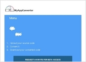 MyappConverter est une plateforme de conversion des applications mobiles. Dans la premire partie du IOS native vers Android. Plusieurs devices sont supports.