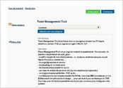 Team Management Tool fonctionne avec un navigateur internet sur PC/Apple, tablette ou mobile. C'est un logiciel en ligne 24hr/24, 7j/7. 

Description
Team Management Tool est un logiciel complet et paramétrable. Vous pourrez, de manière complètement sécurisé, gérer :
- le suivi complet de vos collaborateurs : cv, missions, entretiens annuels, courbe Hayes d'évolution, formations, ....
- les organigrammes de service
- les planning de vos ressources
- documents administratifs de suivis
- une base de recherche par mots clés sur les compétences disponibles
- vos rapports personalisables : PDF, excel, ...
- vos liaisons avec les comptes-rendus d'activités, votre base RH, les absences, et vos fichiers excel des prévisions de charge, ... pour une mise à jour automatique de TMT.
Tout cela, avec des fichiers paramètres mis à jour par vos soins, pour configurer votre système.
 