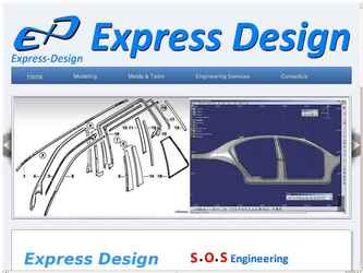 Réalisation de site web de la société Express-Design.